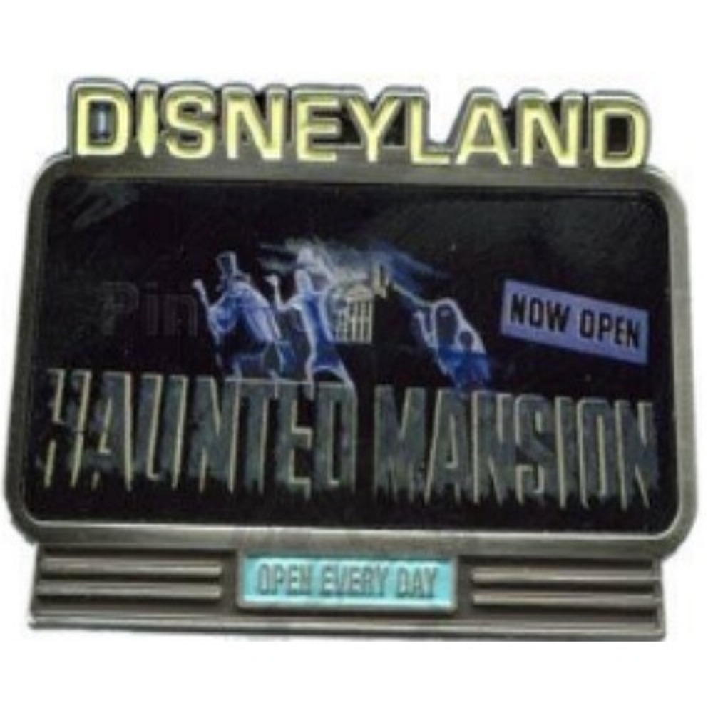Disney Pin Haunted Mansion O'Pin House Billboard Ghosts‎ Open Every Day 70074